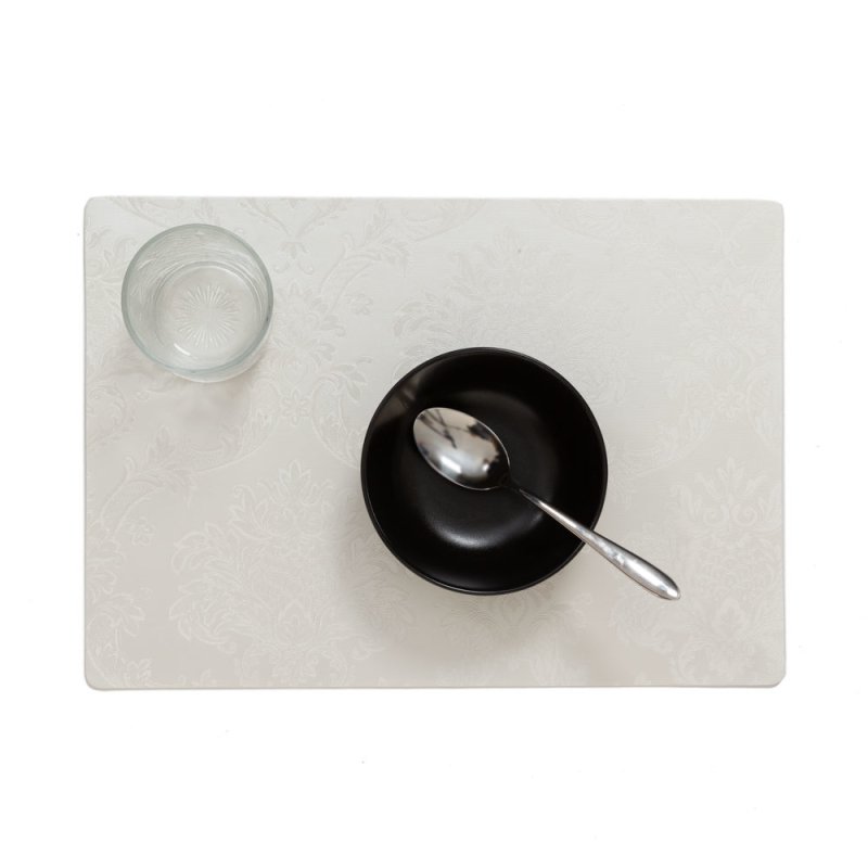 PLACEMAT WICOTEX 30 X 43 CM AMATISTA WIT - 8436543312201 1 - *0010201660