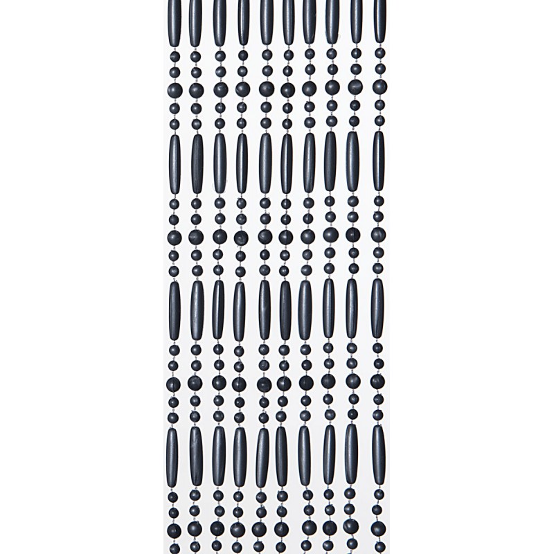 VLIEGENGORDIJN PERLA 90X220 CM. GRIJS - 85 90 2 - 85-90-2