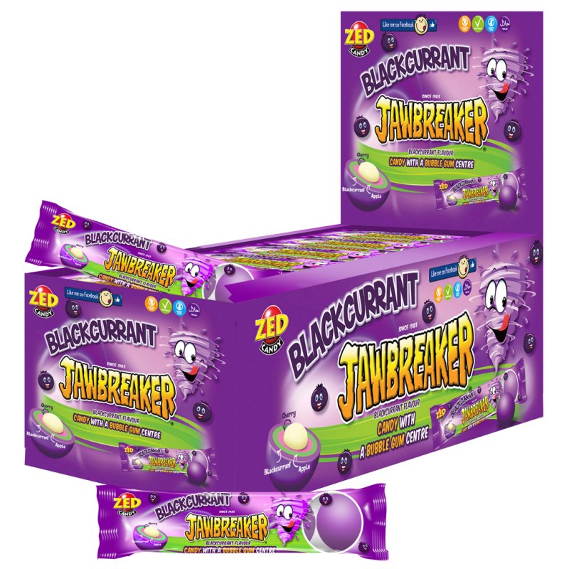 SNOEP JAWBREAKERS BLACK CURRANT - 860 2176 - 860-2176