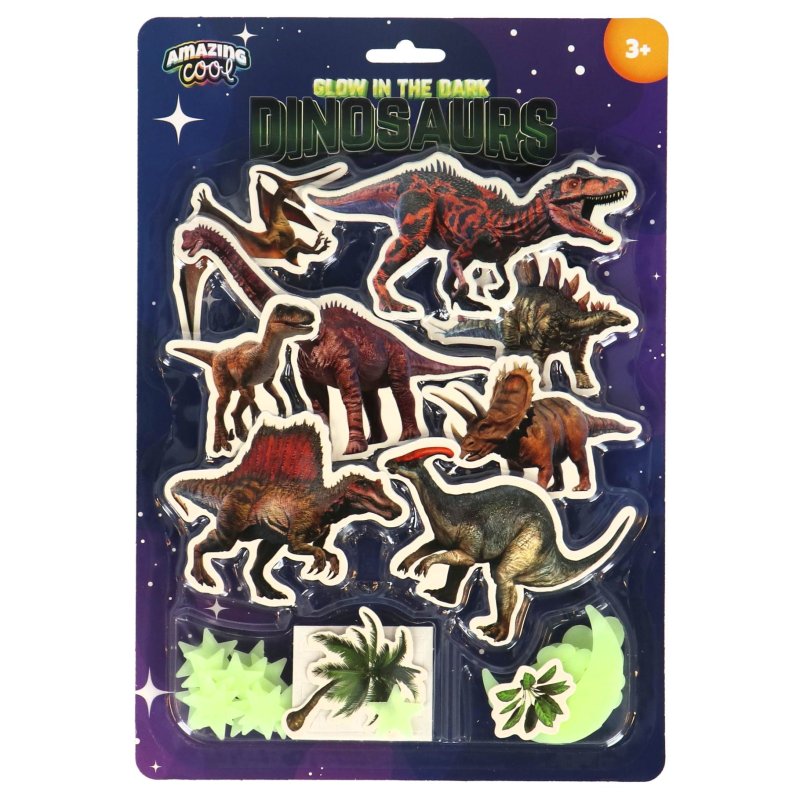 AMAZING COOL DINO GLOW IN THE DARK SET - 861 1032 - 861-1032