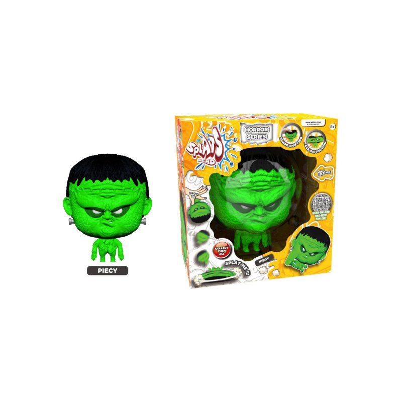 SPLATS HEAD HORROR GREEN MONSTER 11 CM - 861 3454 - 861-3454