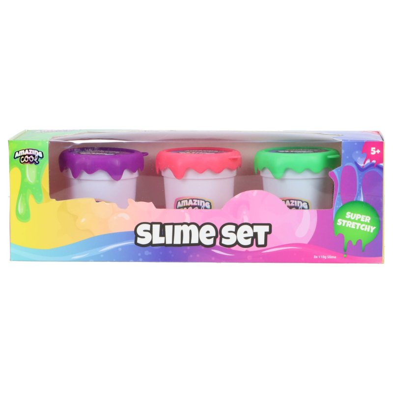 AMAZING COOL SLIME 3 STUKS ASSORTI PAARS - 861 4199 - 861-4199