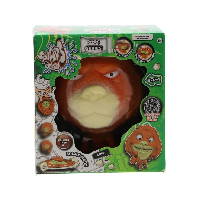 SPLATS HEAD ORANGE LION 11 CM - 861 5024 - 861-5024