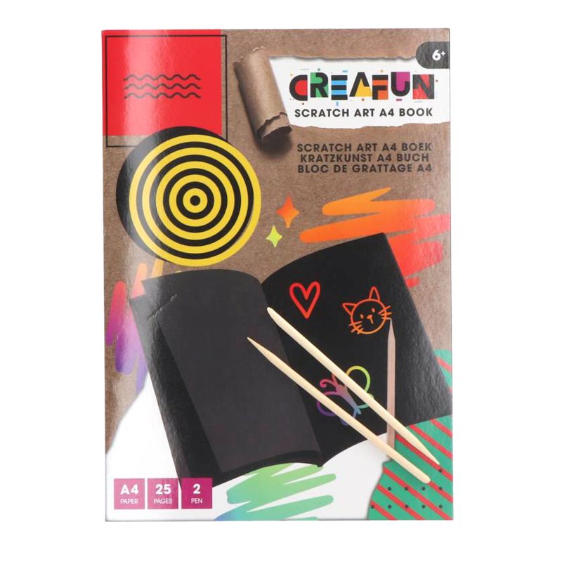 CREAFUN KRASKARTON 25 PAGINA'S A4 IN BOE - 861 7147 - 861-7147