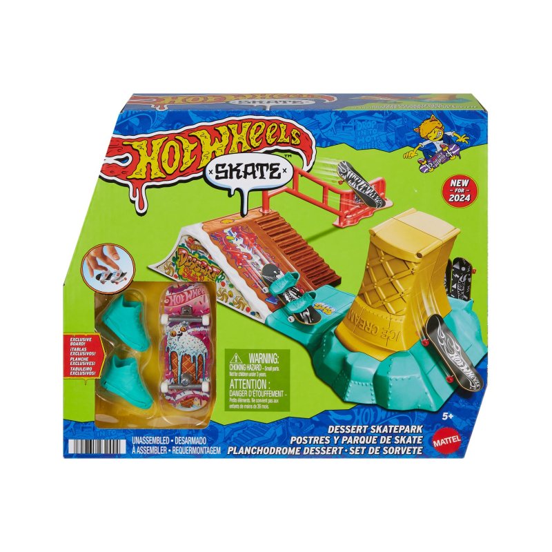 HOT WHEELS SKATE DROP IN SKATE SET ASSOR - 861 7577 - 861-7577