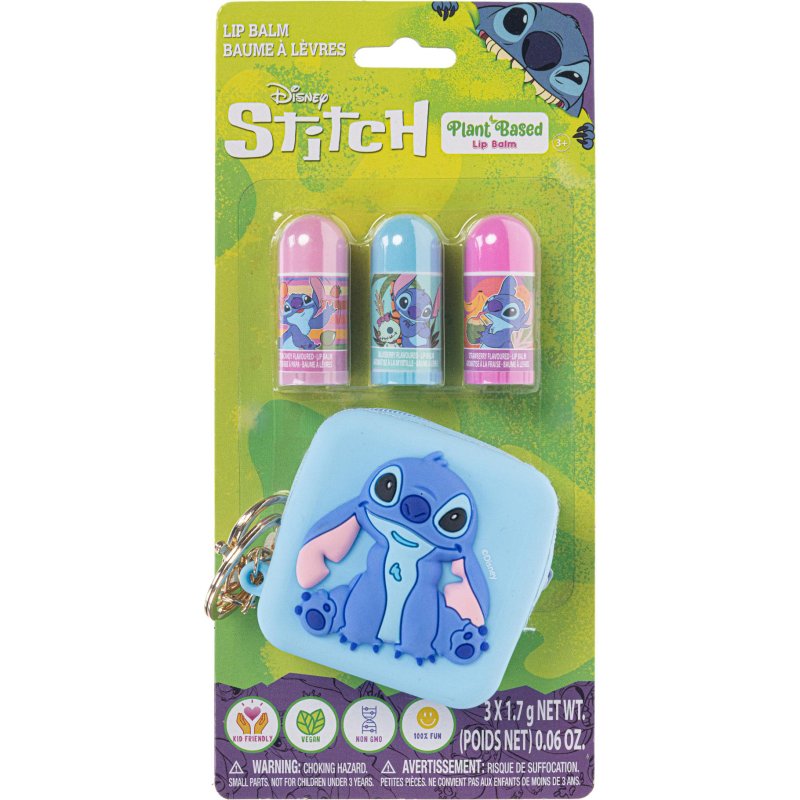 STITCH LIPBALSEM 3 STUKS TASJE EN SLEUTE - 865 6970 - 865-6970