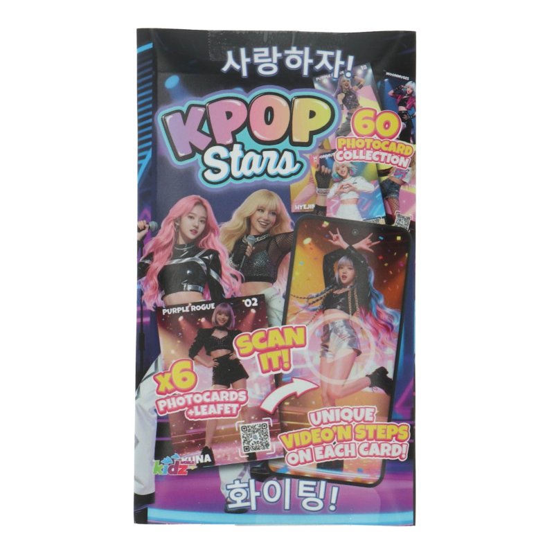 KPOP STARS PHOTO CARDS 6 ST. BOOSTER - 866 0202 - 866-0202