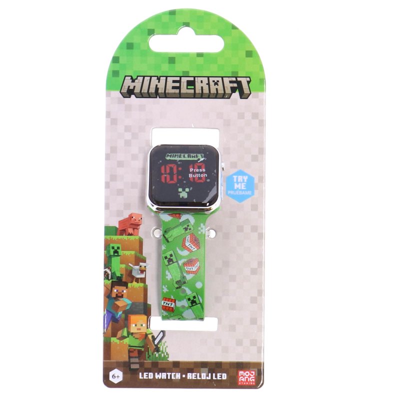HORLOGE MINECRAFT LED - 867 4129 - 867-4129