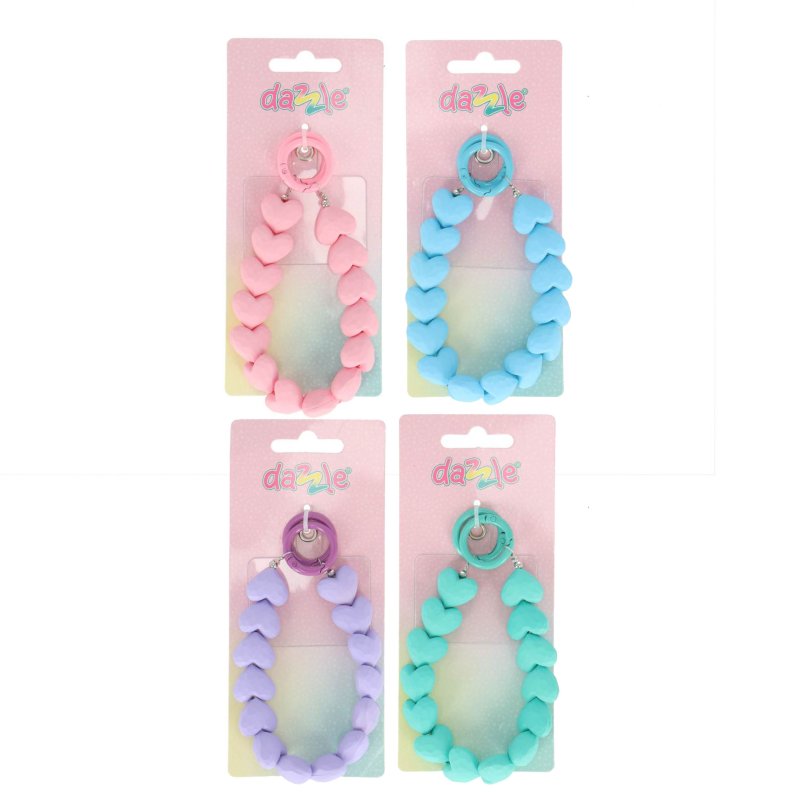 DAZZLE TELEFOONKOORD HARTJES ASSORTI - 867 5681 - 867-5681