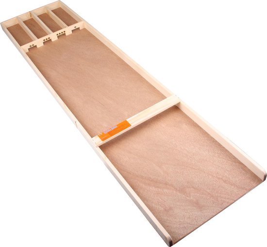 SJOELBAK MET SJOELSCHIJVEN 122CM - 8710124001228 - 610-0102