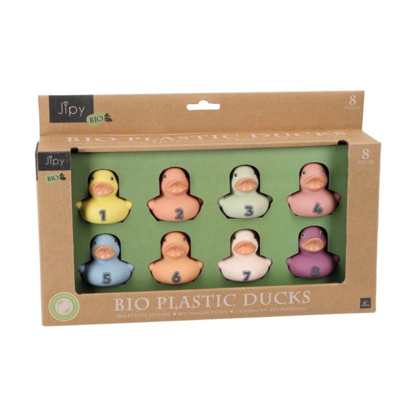 JIPY BIOPLASTIC BADEENDJES SET 8 DELIG - 8710124152180 - 404-8151