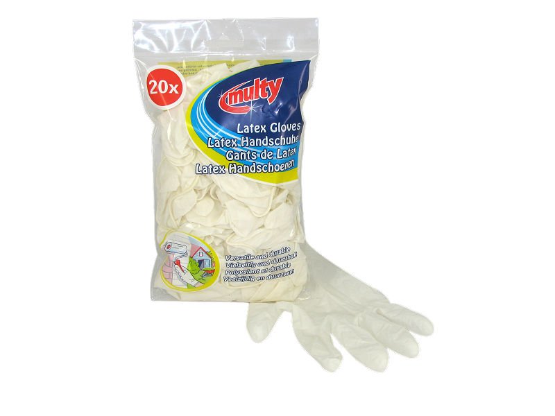 MULTY LATEX HANDSCHOEN 20ST - 8710648094201 - 110-4201
