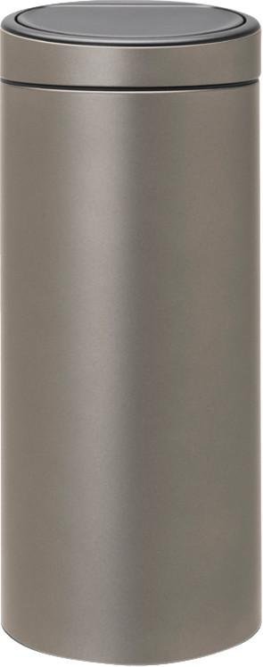 BRABANTIA TOUCH BIN 30L PLATINUM - 8710755115363 1 - 115363
