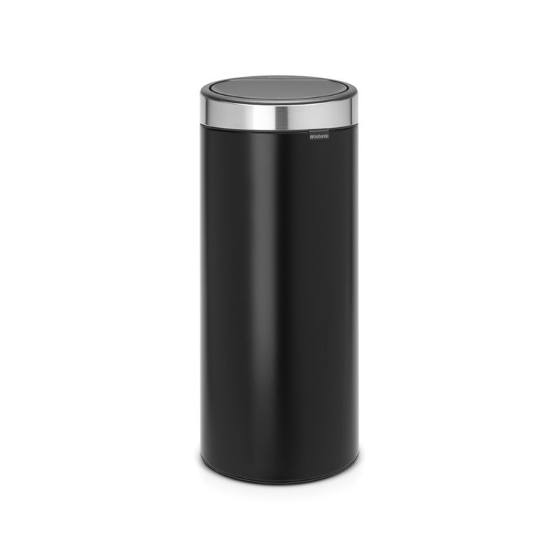 BRABANTIA TOUCH BIN 30L ZWART FPP - 8710755115448 - 115448