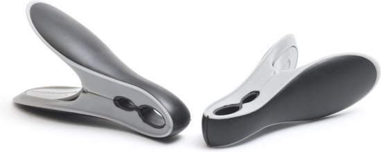 BRABANTIA SET VAN 8 WASKNIJPERS ZW/GR - 8710755149405 1 - *0010232920