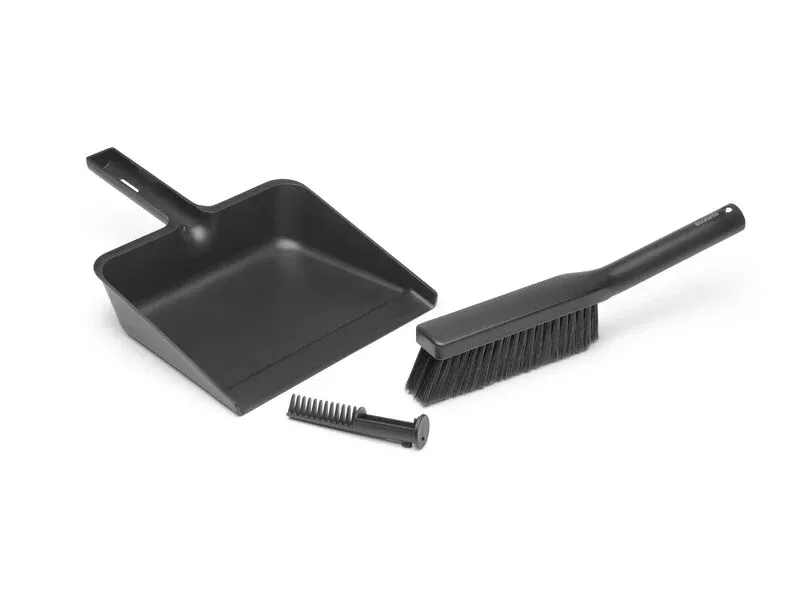 BRABANTIA STOFFER EN BLIK DARK GREY - 8710755234163 - *0010250004