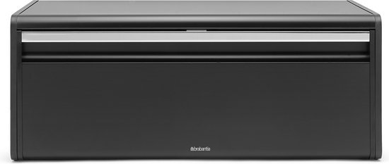 BRABANTIA BROODTROMMEL MET KLEP M ZWART - 8710755236860 - 236860