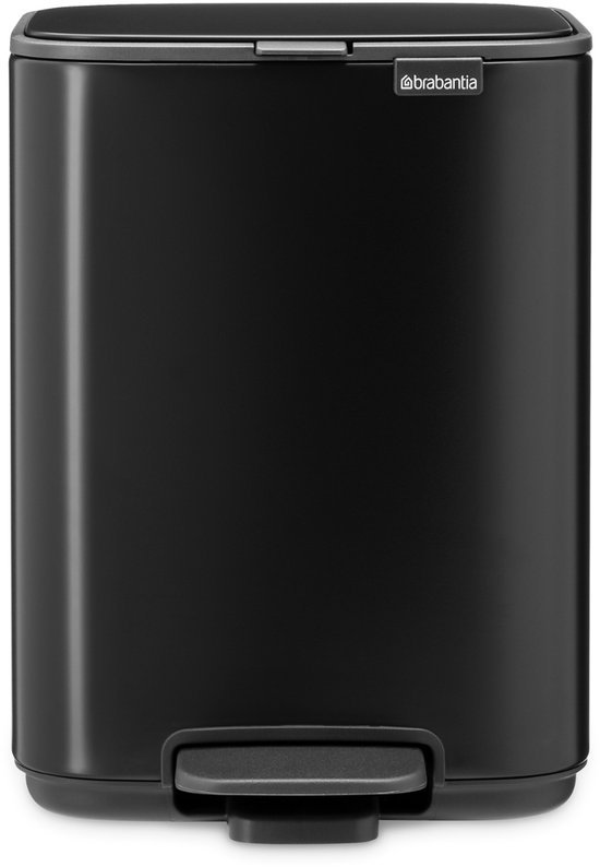 BRABANTIA PEDAALEMMER BO 4L MATT BLACK - 8710755237805 - 237805