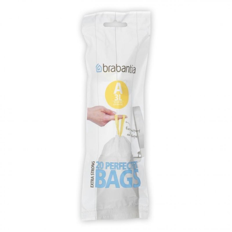 BRABANTIA AFVALZAK A 3-5 LITER 20 STUKS - 8710755311727 1 - 0105117