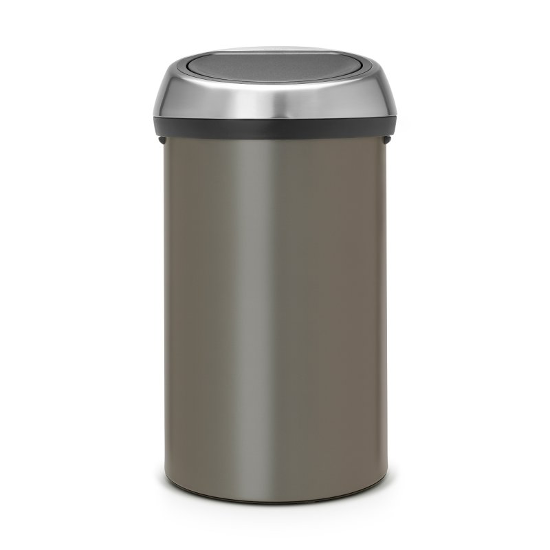 BRABANTIA TOUCH BIN 60L PLATINUM FPP DKS - 8710755402463 - 402463