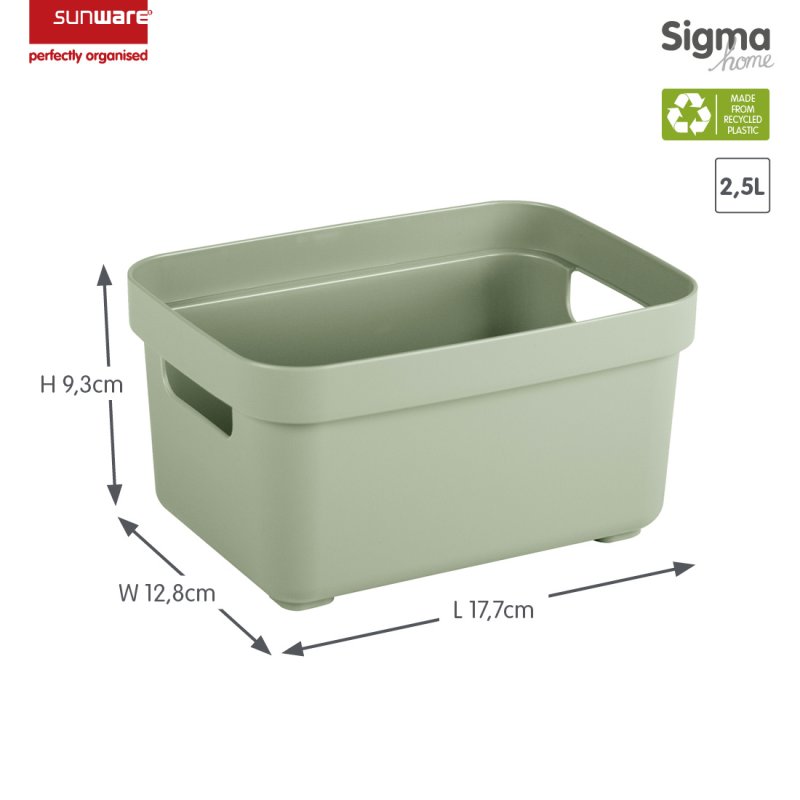 SUNWARE SIGMA HOME MAND 2.5L GROEN - 8711112019744 2 - 09300683