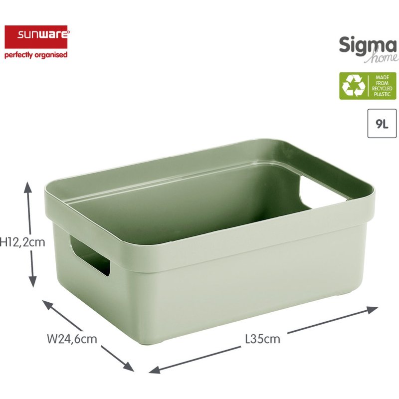 SUNWARE SIGMA HOME MAND 9L GROEN - 8711112095410 2 - 09100683