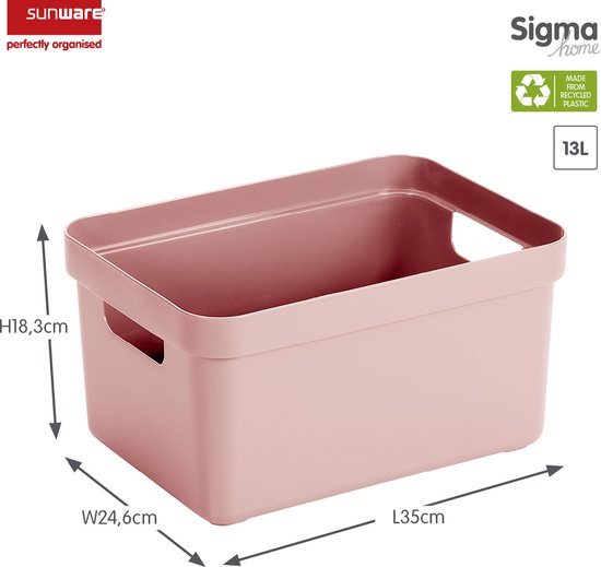 SUNWARE SIGMA HOME BOX 13L ROZE - 8711112096141 2 - 09600624