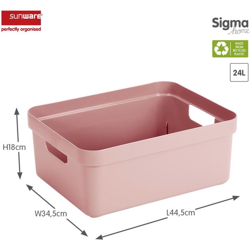 SUNWARE SIGMA HOME BOX 24L ROZE - 8711112097148 2 - 09700624