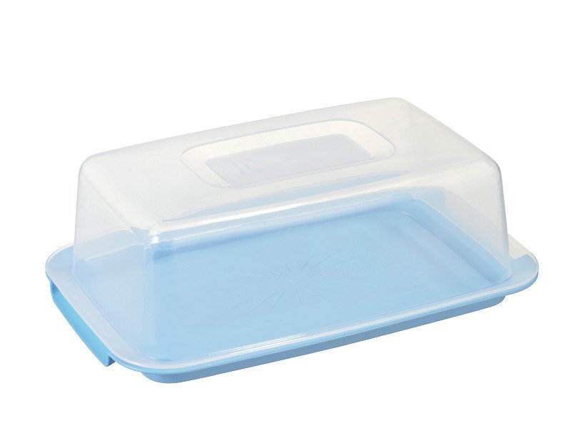 SUNWARE CAKEDOOS TRANSP/BLAUW 33X22X10CM - 8711112378001 - 101-0663