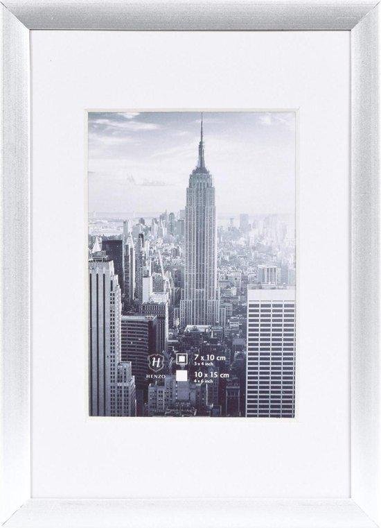 HENZO FOTOLIJST MANHATTAN 10X15 ZILVER - 8711229044677 1 - 8140115