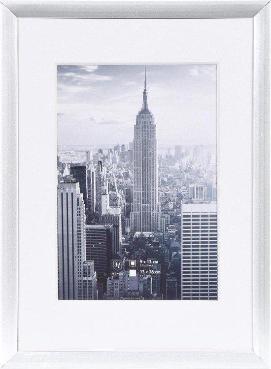 HENZO FOTOLIJST MANHATTAN 13x18 SILVER - 8711229044721 1 - 8140215