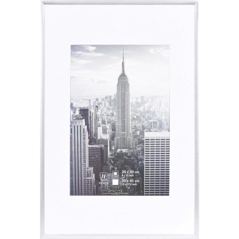 HENZO FOTOLIJST NAPOLI COL 30x45 SILVER - 8711229050708 1 - 8141015