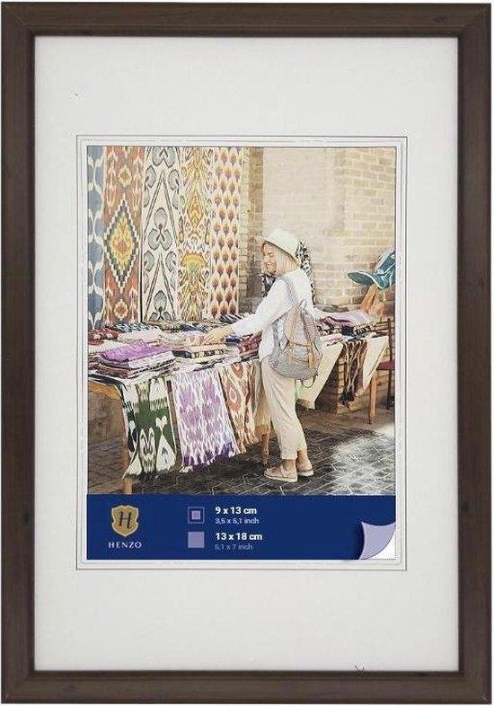 HENZO FOTOLIJST FANCY 13x18 DARK BROWN - 8711229069007 1 - 8263204