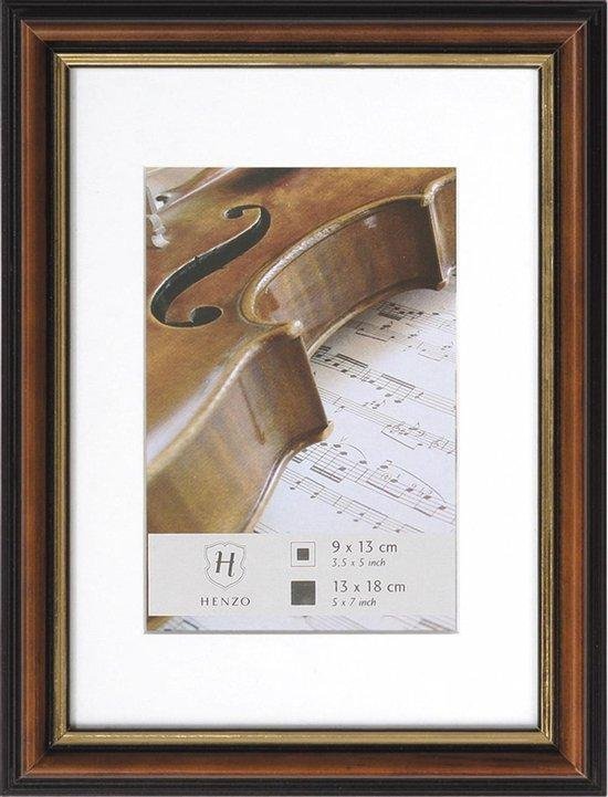 HENZO FOTOLIJST VERONA 13x18 DARK BROWN - 8711229802857 1 - 8028504