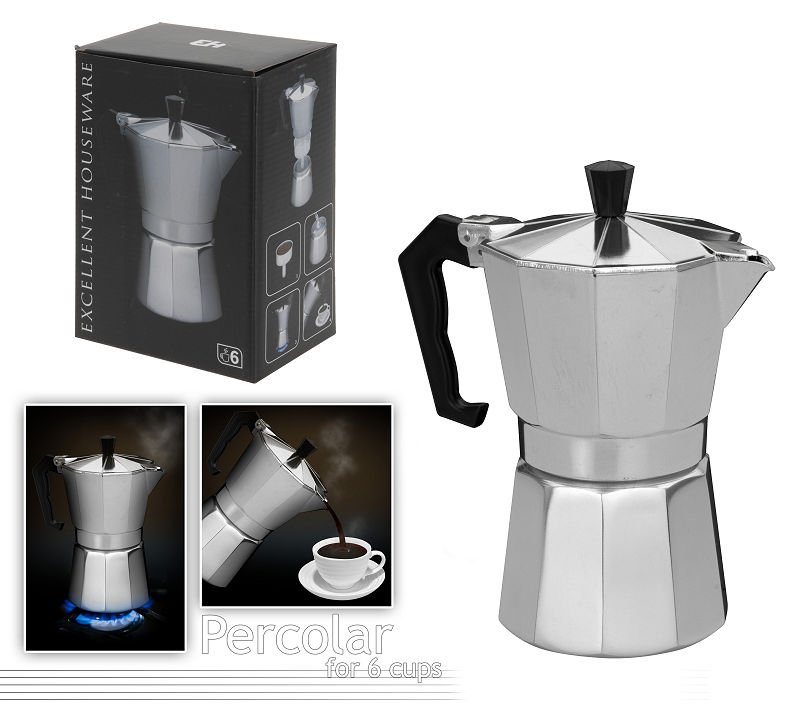 EH PERCOLATOR RVS 6 KOPJES - 8711295388651 - 8711295388651