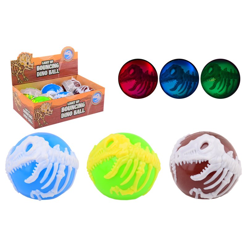 DINO LIGHT UP BOUNCING BAL - 8711866245925 - 24592