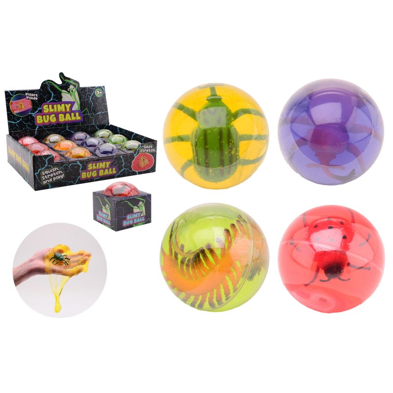 PUTTY BOL MET INSECT 12 ASSORTI IN DISPL - 8711866246007 - 8711866246007