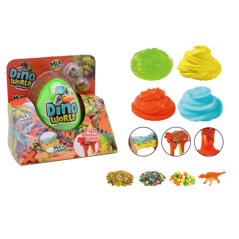 DINO WORLD - MEGA SLIJM EI MET ACCESSOIR - 8711866246069 - 8711866246069