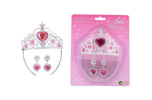 PRINCESS SECRET KROON EN OORBELLEN - 8711866274642 - 558-7464