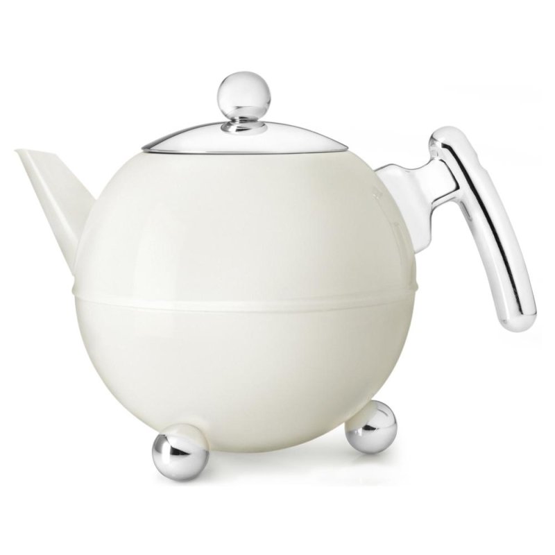 BREDEMEIJER THEEPOT BELLA RONDE 1.2L WIT - 8711871037348 1 - *0010186890