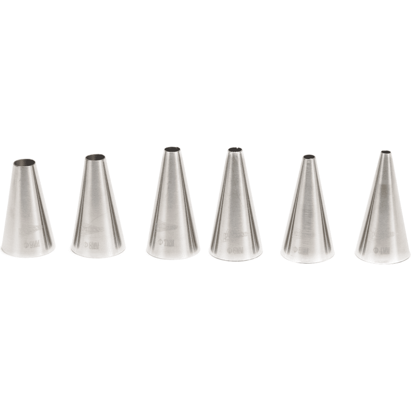 PATISSE SET SPUITMONDJES ROND RVS - 8712187112071 1 - 0011207
