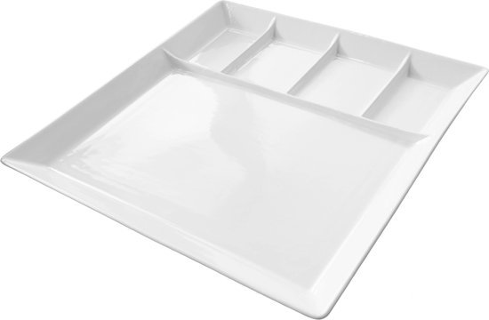 FONDUEBORD 24,5X24,5CM WIT - 8712442725800 - 102-2032