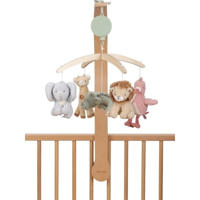 LITTLE DUTCH MUZIEKMOBIEL HOUT SAFARI - 8713291883000 - LD83000