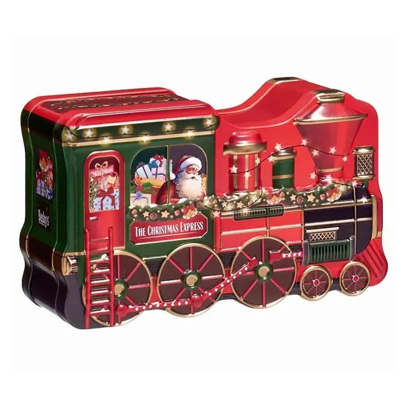 XMAS DECO TIN MET CHOCOLADE TOFFEES - 8713305820564 - ABM801670