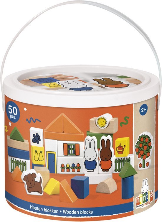NIJN BLOKKENTON HOUT 50-DELIG - 8714274170711 - 410-7071