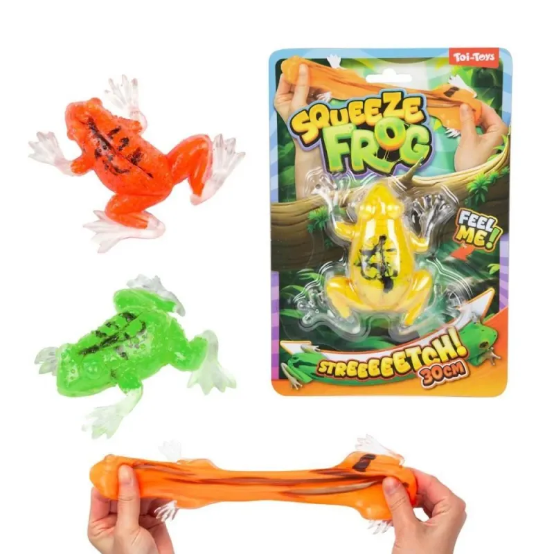 SQUEEZE KIKKER REKBAAR 10CM 3 ASSORTI - 8714627029499 - 861-9499