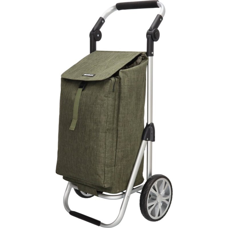 BEAGLES BOODSCHAPPEN TROLLEY OLIVE GREEN - 8717924181822 2 - *0010240152