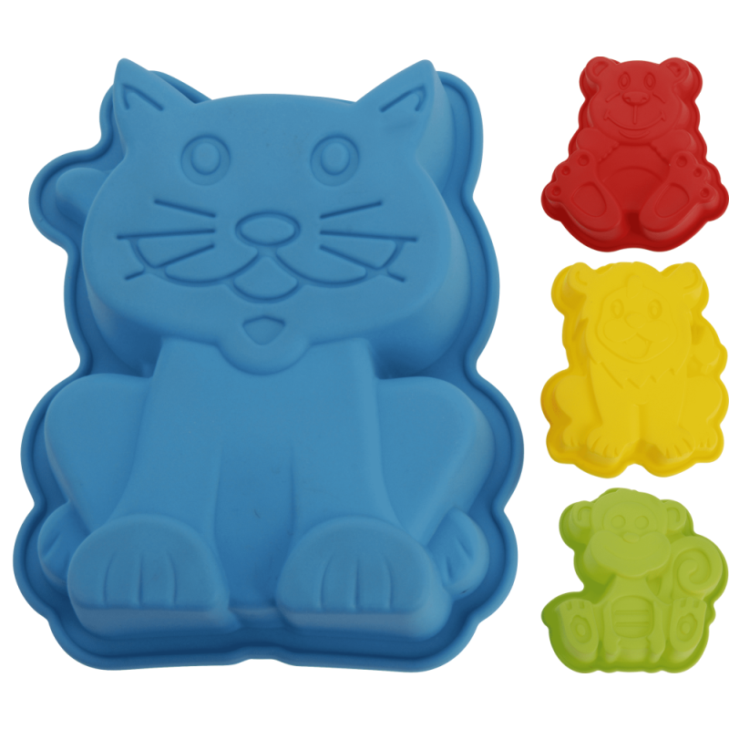 LA CUCINA CAKE VORM DIER SILICONE ASSORT - 8718158958686 - *0010168941