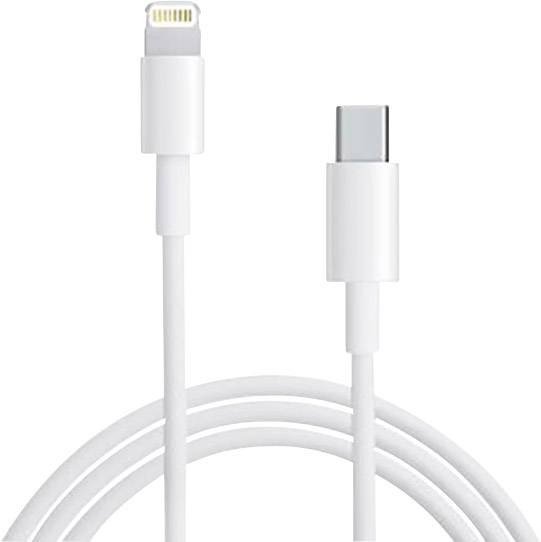 OPLAADKABEL IPHONE C NAAR 8PIN 1M WIT - 8718215019213 - *0010211296