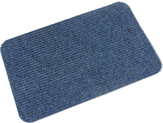 DEURMAT RIB 50X80 CM BLAUW - 8718274932188 - *0010229318